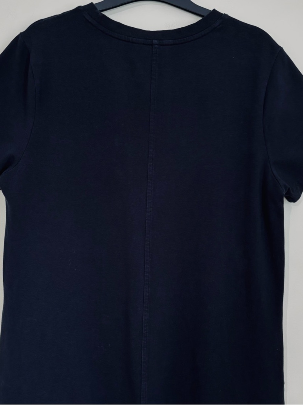 Banana Republic slouchy office black short sleeve pullover T-shirt dress Women M - Picture 11 of 16